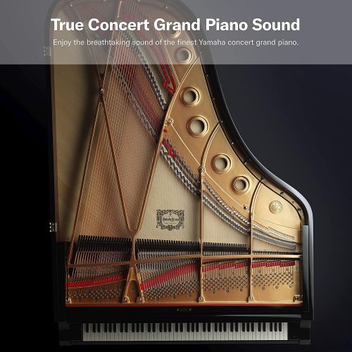 야마하 [아마존베스트]Yamaha Keyboard P45 Black 88 Weighted Keys Digital Piano Bundle with Juliet Music Piano Dust Cover, Polish Cloth and Piano Key Sticker (P45B) (P45B)
