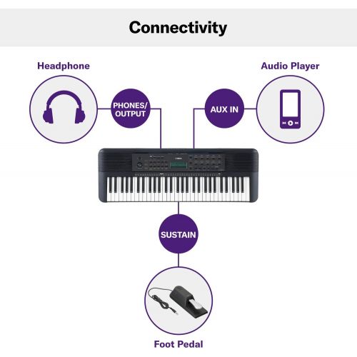 야마하 [아마존베스트]Yamaha, 61-Key PSR-E273 Portable Keyboard (Power adapter sold separately)