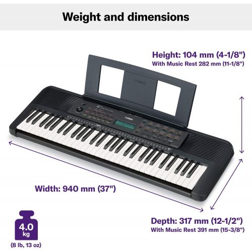 야마하 [아마존베스트]Yamaha, 61-Key PSR-E273 Portable Keyboard (Power adapter sold separately)