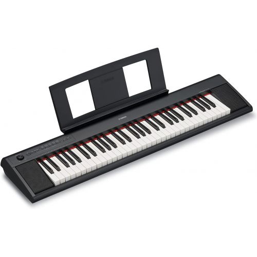 야마하 [아마존베스트]YAMAHA NP12 61-Key Lightweight Portable Keyboard, Black (Power Adapter Sold Separately)