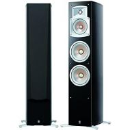 Yamaha NS 555 floorstanding speaker system (3 way bass reflex, waveguide horn, 100W) piano black, 1 piece