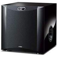 Yamaha NS SW300 Front Firing Subwoofer with Patented Twisted Flare Port Bass Reflex Tube Piano Lacquer Black