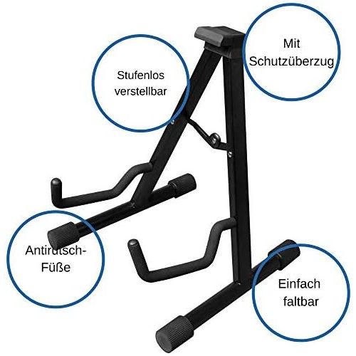 야마하 [아마존베스트]Yamaha CX 40 Acoustic Concert Guitar with Pickup & Cascha Guitar Stand for Acoustic Guitars I Foldable Guitar Stand Universal I Guitar Tripod I Electric Guitar Stand A Shape