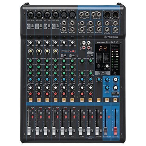 야마하 Yamaha MG12XU 12-Input 4-Bus Mixer with Effects