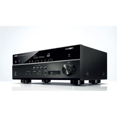 야마하 Yamaha Audio Yamaha RX-V583BL 7.2-Channel 4K Ultra HD MusicCast AV Receiver, Works with Alexa