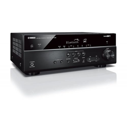 야마하 Yamaha Audio Yamaha RX-V485BL 5.1-Channel 4K Ultra HD AV Receiver with MusicCast - Black