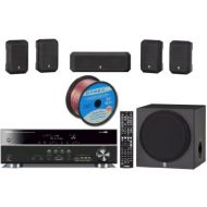 YAMAHA Yamaha Surround Realism 3D Ready Home Theater System with 5.1-channel 500 Watt AV Receiver + 4 Surround Satellite Speakers + 1 Center Channel Speaker + 1 Front Firing 100W Powered