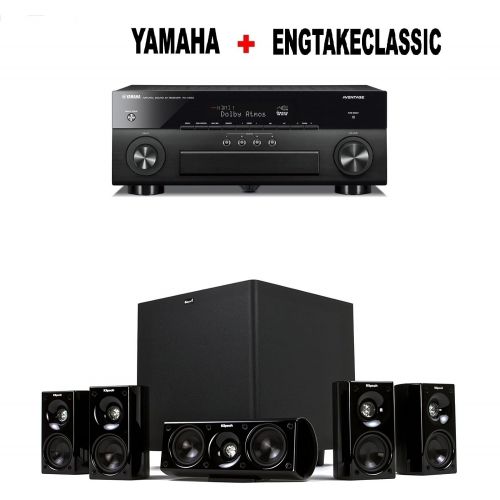 야마하 Yamaha AVENTAGE RX-A880 7.2-ch 4K Ultra HD AV Receiver with HDR + Klipsch HDT-600 Home Theater System Bundle