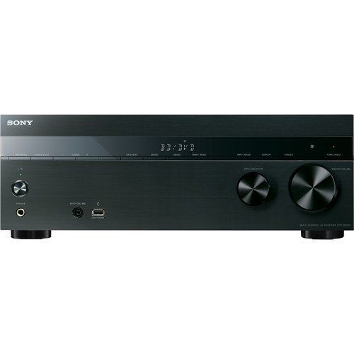 야마하 Sony 5.2-Channel 725-Watt 4K AV Surround Sound Home Theater Receiver + Yamaha Natural Sound Custom Install 3-Way In-Ceiling Speakers