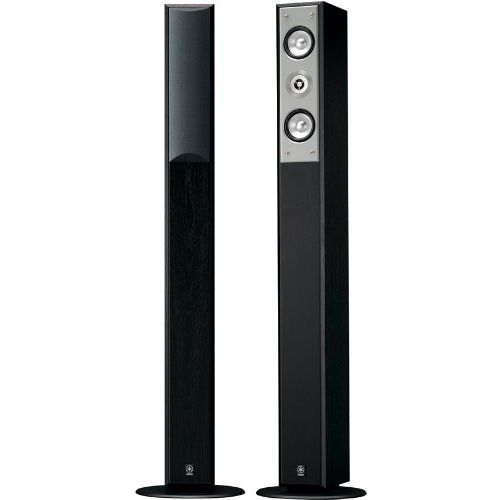 야마하 Yamaha Audio Yamaha NS-F210BL 2-Way Bass-Reflex Floorstanding Speaker - Each (Black)