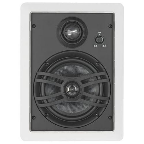 야마하 Yamaha NS-IW660 3-Way In-Wall Speaker System for Custom Install, White