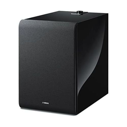 야마하 Yamaha MusicCast SUB 100 Wireless Subwoofer, Compatible Alexa - Black