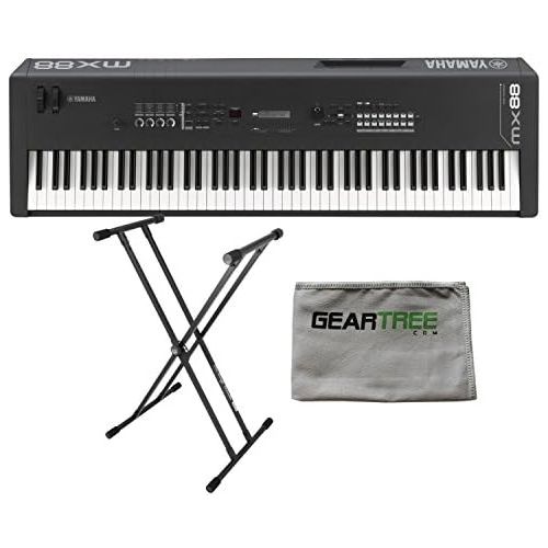 야마하 Yamaha MX88 88 Note Weighted Action Synthesizer wCleaning Cloth and Double X S