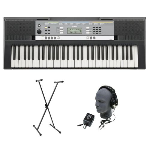 야마하 Yamaha YPT-240 61-Key Keyboard Pack with Headphones, Power Supply, and Stand