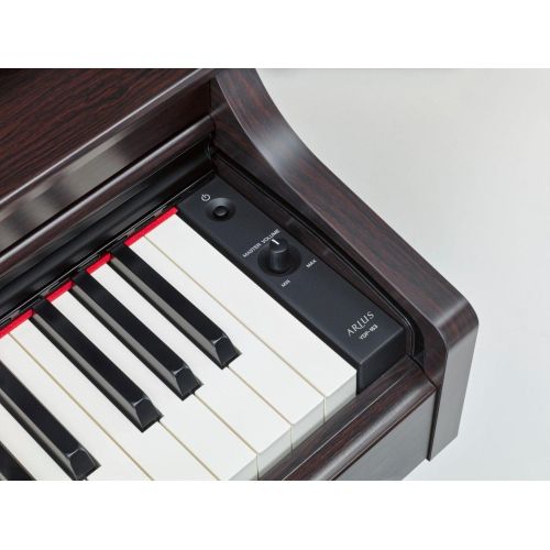 야마하 Yamaha Arius YDP-163 88-Key Digital Console Piano with Bench Dark Rosewood