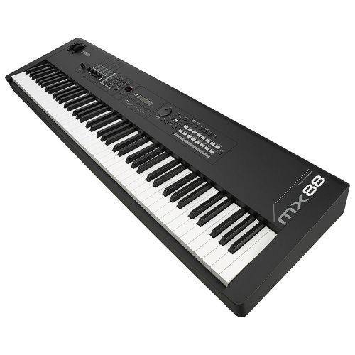 야마하 Yamaha MX88 Full-Size 88 Key Graded Hammer Standard Synthesizer Controller with 1000+ MOTIF XS Sounds, VCM FX Engine, Bundled Software with Keyboard Stand, Keyboard Cover, Headphon