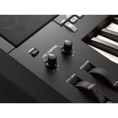 야마하 Yamaha PSR-S775 61-Key Digital Arranger Workstation with Knox Stand and Piano Bench