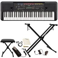 Yamaha PSRE263 61-Key Portable Keyboard with Accessories