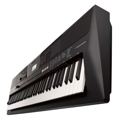 야마하 Yamaha PSREW410 76-key Portable Keyboard with Power Adapter, Knox Double X Keyboard Stand & Bench