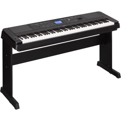 야마하 Yamaha DGX660B 88-Key Black Digital Piano with Matching Stand and Bench