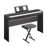 Yamaha P45 Digital Piano Deluxe Bundle with Furniture Stand and Bench