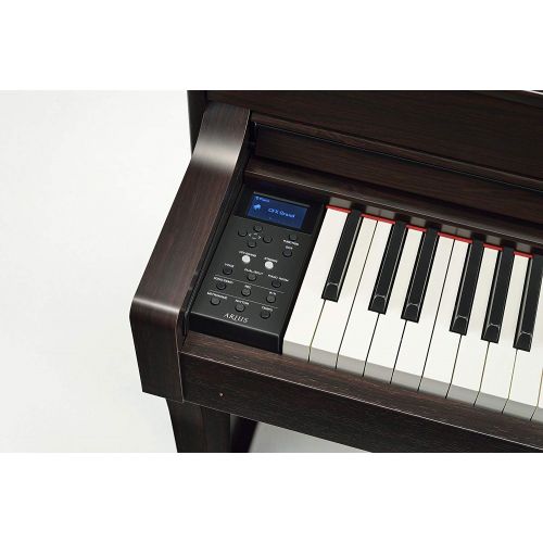 야마하 Yamaha YDP-184 Arius 88-Key Digital Piano with GH3 Graded Hammer Keyboard & CFX Concert Grand Piano Sample (Included Music Book, Bench & AC Power Adapter) Piano (Book & DVD) Headph