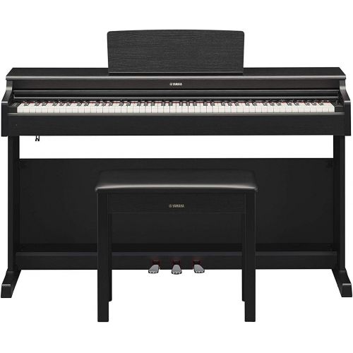 야마하 Yamaha Arius YDP162B Traditional Console Digital Piano with Bench, Black Walnut