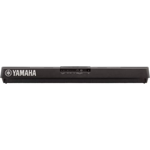 야마하 Yamaha PSREW410 76-key Portable Keyboard with Power Adapter, Knox Double X Keyboard Stand, Bench and Accessory Bundle