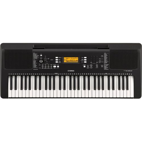 야마하 Yamaha PSRE363 61-Key Portable Keyboard with Knox Double X Stand and Survivalkit (Includes Power Adaptor and 2 Year Warranty)