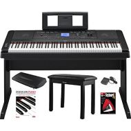 Yamaha DGX-660 88 Key Grand Digital Piano with Knox Piano Bench,Pedal,Dust Cover and BookDVD
