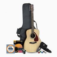 Yamaha F325D Dreadnought Acoustic Guitar Bundle with Gig Bag and Accessories Bundle