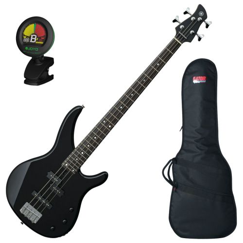 야마하 Yamaha TRBX174 BL TRBX-174 Black 4 String Bass Guitar w Gig Bag and Tuner