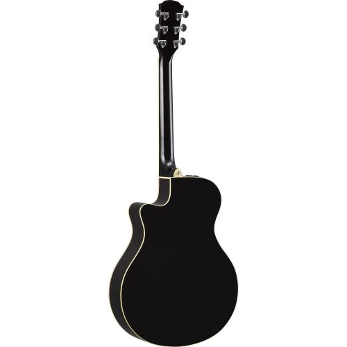 야마하 Yamaha APX600BL Thinline Acoustic-Electric Guitar (Black) with Hardshell Guitar Case