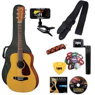 Yamaha JR1 FG Junior 34 Size Acoustic Guitar with Gig Bag and Legacy Accessory Bundle