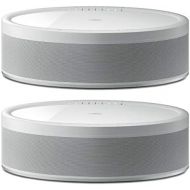 Yamaha 2 Pack MusicCast 50 WX-051 70W Wireless Speaker, Alexa Voice Control, White,