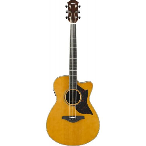 야마하 Yamaha 6 String Series AC3R Small Body Cutaway Acoustic-Electric Guitar-Rosewood, Vintage Natural, Concert VN