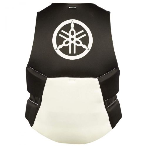  Yamaha Outboards OEM Yamaha Mens Neoprene 2-Buckle PFD Life Jacket Vest (White,XX-Large)