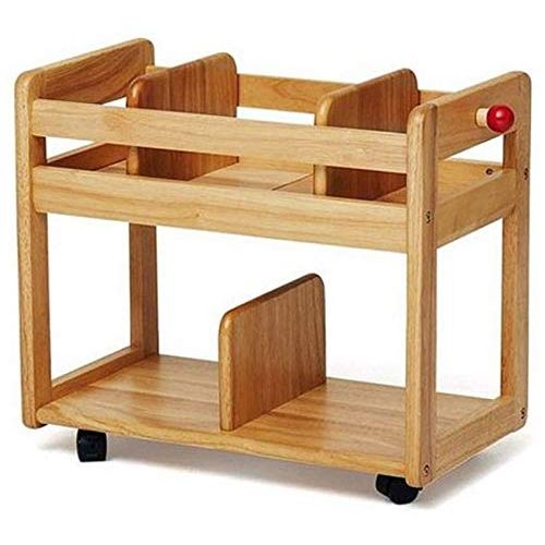  Yamatoya Buono Amice Book Wagon Kids Bookshelf with Wheel