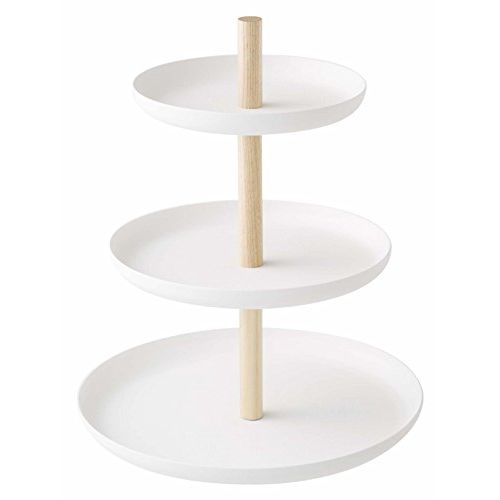  Yamazaki Home Tosca 3-Tier Food Serving Stand  Appetizer & Dessert Tray Party Organizer
