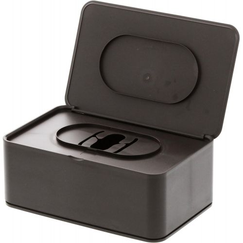  Yamazaki Home Smart Wet Tissue Case  Wipe Dispenser Storage Box Container, One Size, Brown