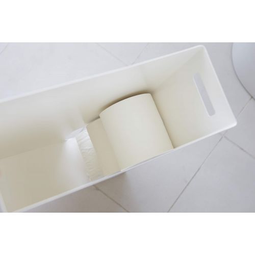  YAMAZAKI home Plate Toilet Paper Stocker  Bathroom Storage Organizer Dispenser