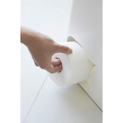  YAMAZAKI home Plate Toilet Paper Stocker  Bathroom Storage Organizer Dispenser