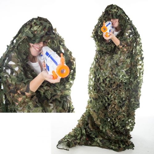  Yamix Camouflage Netting, Camo Netting Camouflage Net Camo Net for nerf Battle nerf War Party Decorations, 6.6ft x 9.8ft