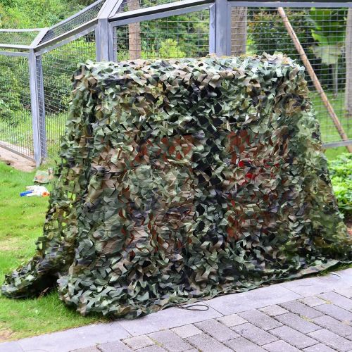  Yamix Camouflage Netting, Camo Netting Camouflage Net Camo Net for nerf Battle nerf War Party Decorations, 6.6ft x 9.8ft
