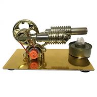 Yamix Mini Stirling Engine Stirling Motor Model with Bulb Science Toy