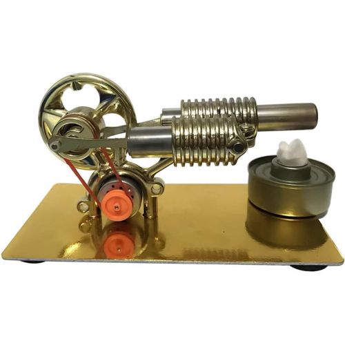  Yamix Mini Stirling Engine Stirling Motor Model with Bulb Science Toy