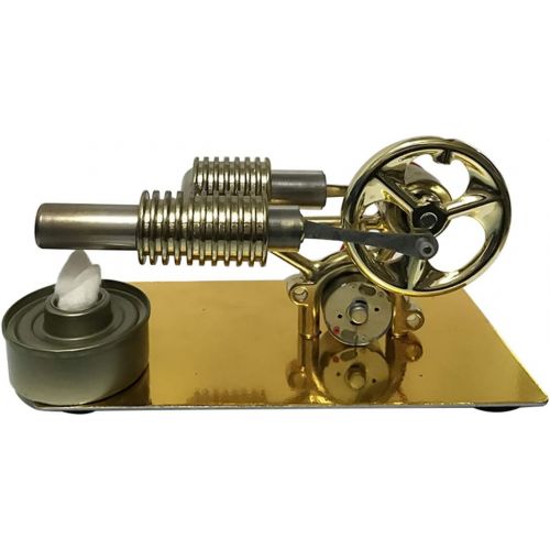  Yamix Mini Stirling Engine Stirling Motor Model with Bulb Science Toy