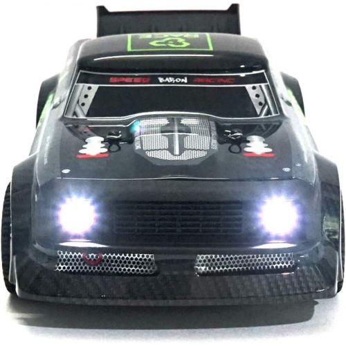  Yamix 1:16 Remote Control Racing Car with Headlamp, 30+KMH 2.4G 4CH 4WD RC Car Electric Drifting Car - RTR Version