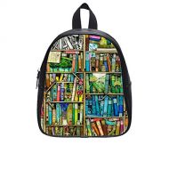 YanNanKe Custom Schoolbags for Children Student Kids Bookbags(Large), Bookshelf