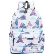 Yanaier Backpack for Teen Women Cute Canvas Daypack Casual Travel School Bookbag